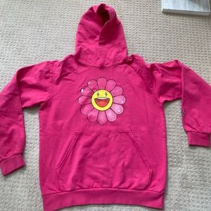 J Balvin x Takashi Murakami Flower size Large Pink men’s hoodie